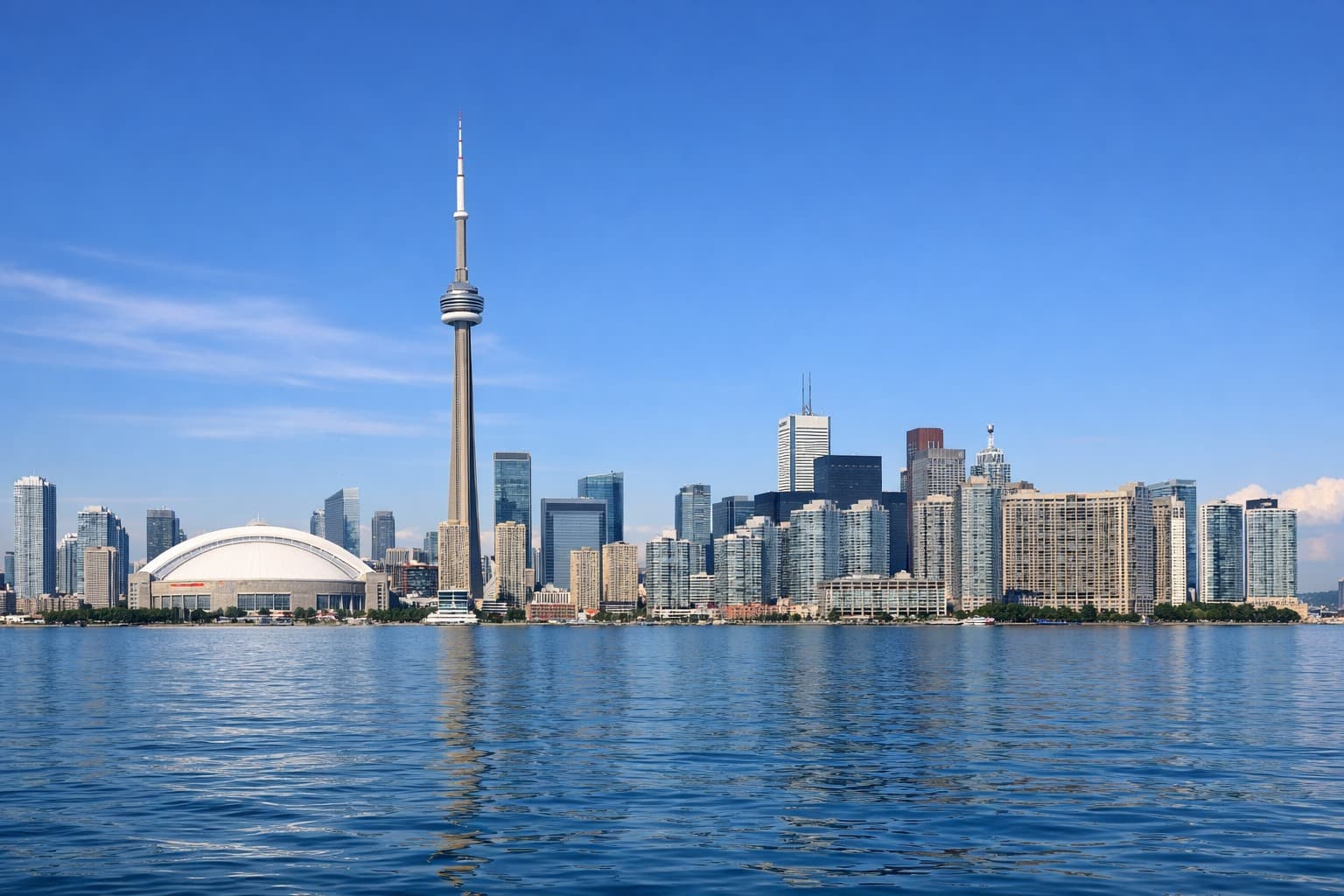 Toronto skyline with CN Tower
